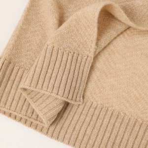 long style herringbone knit pure cashmere cardigan custom oversize long sleeve girls ladies women sweater knitwear