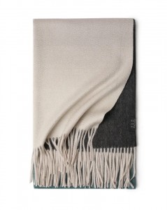 2021 yozizira gradient mtundu wa cashmere ladies scarf makonda kapangidwe kapamwamba kapamwamba kachitidwe ka cashmere scarves shawl ya akazi