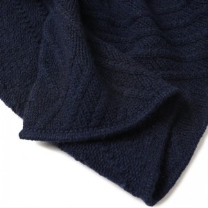 Poncho de lana de punto cálido personalizado de inverno para mujer, chal de capa suave de luxo de cor lisa de moda para dama elegante 100%