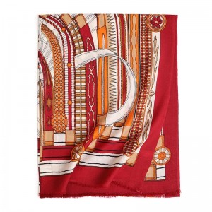 Inner mongolian factory wholesale 80s ladies print merino wool scarf mariha basali fashion cashmere pashmina scarves shawl