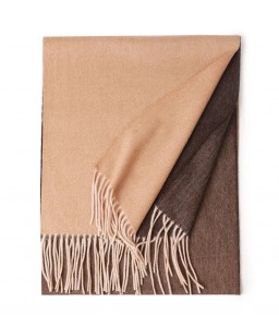 Qoorta jiilaalka diirran gradient midabka cashmere shawled shawl caadadii daabacaadda logo shaambo organic cashmere shaati dumarka