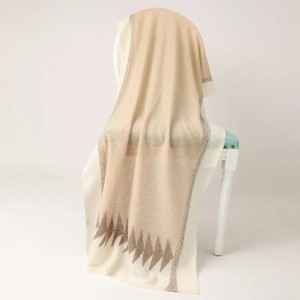 custom logo winter christmas tree design cashmere scarf luxury women stylish warm plain knitted scarves shawl