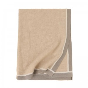 Designer reiner 100% Kaschmir gestrickter Schal Schal benutzerdefinierte Mode Winter warme Kaschmirschals mit Fischgrätenmuster