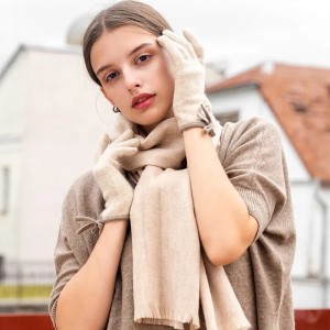 ženske pune ruke prilagođene slatke modne termalne rukavice od kašmira tople zimske modne luksuzne ručno pletene rukavice za žene