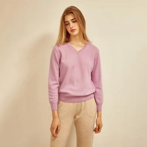 prilagođeni zimski pleteni džemper od 100% kašmira ženski pletenina top luksuzni modni vuneni pulover slobodne veličine
