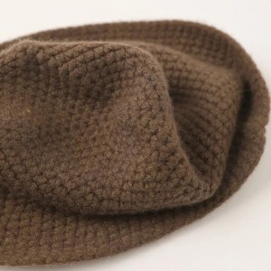 inner mongolia pure c cap custom fashion women hand knitted winter beanie hat
