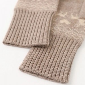 модни зимни аксесоари дамски зимни ръкавици 100% кашмир сензорен екран плетени топли ръкавици с цял пръст ръкавици без пръсти