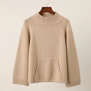 ເສື້ອຍືດຄໍເຕົ່າແຂນຍາວຜູ້ຍິງຄົນອັບເດດ: ລະດູຫນາວບວກກັບຂະຫນາດ cashmere sweater pullover