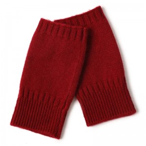 pasadyang disenyo ng mga lalaki winter knitted fingerless cashmere mitten gloves pambabae woolen fashion cute warm luxury half finger hand gloves