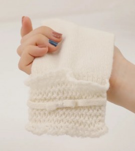 χειμερινά αξεσουάρ γυναικεία 100% γάντια κασμίρι & γάντια πολυτελείας μόδας πλεκτά ζεστά ροζ μακριά γάντια με όλο το δάχτυλο