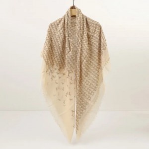 2022 Новое поступление 100% кашемировый квадратный шарф роскошный модный мягкий женский шарф из пашмины с принтом шаль