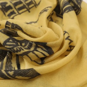 дизайнерлік бренд ішкі моңғолия жүннен жасалған шарф әйелдерге арналған қысқы жылы чек жүннен жасалған шарф