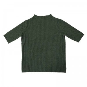 col roulé côtelé tricoté pur cachemire pull mode personnalisée surdimensionné hiver femmes pull tricots