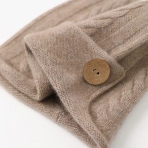 nội mông cổ nhà sản xuất bán buôn còng cashmere beanie mùa đông phụ nữ mũ ấm áp