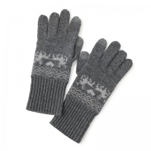 fashion aksesoris musim dingin wanita sarung tangan musim dingin 100% layar sentuh kasmir rajutan hangat sarung tangan jari penuh sarung tangan
