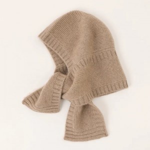 внатрешна мпнголија чист кашмир бебешки зимски капи капи со сопствен дизајн лого мода плетена мека капа од кашмир за бебиња