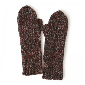 дизайнерська вересова пряжа жіночі кашемірові рукавички на замовлення модні в'язані жіночі чоловічі теплі вовняні флісові рукавички