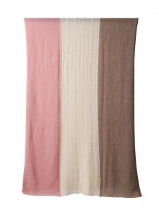 የውስጥ ሞንጎሊያ ንፁህ cashmere የክረምት ስካርፍ ብጁ ፋሽን ኬብል ሹራብ የክረምት ሴቶች cashmere scarves shawl