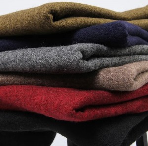 binnen-mongoolse dames winter effen kleur 50% yak wol 50% lammen wol sjaal sjaal ontwerper aangepast logo heren wol luxe sjaals