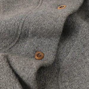 ແບບກາງຍາວແບບກາງ 100% ເສື້ອຄຸມເຄື່ອງນຸ່ງຜູ້ຍິງ cashmere ບໍລິສຸດ ບວກຂະຫນາດສີທໍາມະດາ knitted cashmere cardigan ມີກະເປົ໋າ