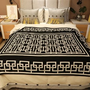germotric luxury 100% Cashmere Throws custom ζεστό πλεκτό κρεβάτι πολυτελείας μαλακές κουβέρτες σαλονιού χονδρική