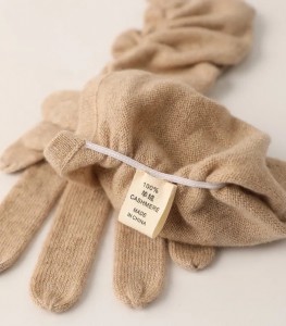 οθόνη αφής με πλήρες δάχτυλο χειμερινά γυναικεία κασμίρ γάντια προσαρμοσμένα πλεκτά γυναικεία μόδας μάλλινα ζεστά μακριά κατσίκα 100% αγνό κασμίρ γάντια
