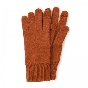 čisté vlněné hladké pletené zimní rukavice dámské teplé módní návrhářka dámy dívčí vlněné kašmírové rukavice a palčáky