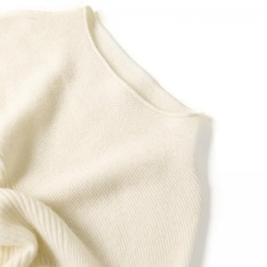custom pure cashmere over size dámsky sveter kórejská móda dievčatá zimné dlhý rukáv posádky krku kašmírový pulóver