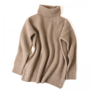 плус големина зимски топол женски џемпер желка врат дами девојки девојки долг стил плетен кашмир пуловер џемпер