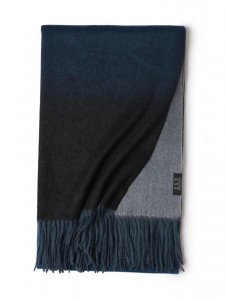 2021 Winter Kleurverloop Kasjmier Dames Sjaal Custom Design Luxe Elegante Mode Kasjmier Sjaals Sjaal Voor Vrouwen
