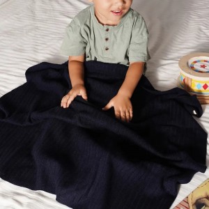 Özel nervür tasarımı süper yumuşak %100 saf kaşmir örme bebek battaniyesi yatak kanepeleri lnewborn kundak çocuklar lüks termal örtü