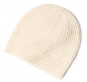 Dámske zimné čiapky Pure Cashmere vlastné návrhárske logo luxusné módne teplé pletené rebrované čiapky s čiapkou