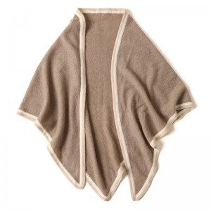 návrhář vícebarevný trojúhelník kašmírový šátek vlastní logo móda zimní dámy hladké pletené kašmírové šály šátek