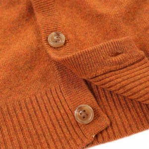 Jersei d'hivern 2022 per a dona 100% de punt de caixmir de mongòlia interior jersei de cardigan amb coll en V de mida més gran