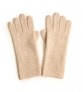 دستکش های تمام انگشتی زمستانی ترمه سفارشی بافندگی گرم و لوکس دستکش های دستی زنانه ساده پشمی و جادویی