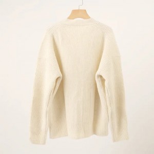 acustom sin mangas de invierno 100% suéter de lana pura para mujer chaqueta de abrigo de lana reversible de doble cara para mujer