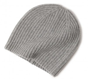 Ženske zimske kape od čistog kašmira, prilagođeni dizajnerski logotip, luksuzna moda, topla pletena rebrasta kapa s kapom