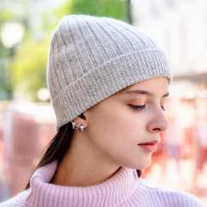 individualus siuvinėjimas logotipas moteriškas kašmyro žieminė kepurė prabangi madinga megzta briaunelė super minkšti kūdikių vaikiški snapelių kepuraitės