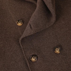 Зимний кашемировый кардиган с отложным воротником на заказ, куртка, однотонная вязаная кашемировая женская одежда, свитер