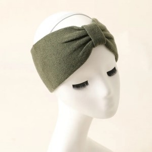 luxury ladies women girls beauty hair accessories headband 100% cashmere knitted scrunchies