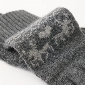 accessori invernali moda donna guanti invernali 100% cashmere touch screen guanti caldi lavorati a maglia con dita intere
