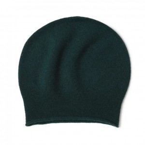قبعات صغيرة من الكشمير الخالص للسيدات في الشتاء لعام 100٪ قبعات صغيرة أنيقة لطيفة منسوجة من الصوف مع شعار تطريز مخصص