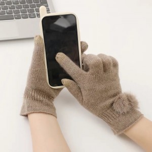 luxe modeaccessoires dames winter touchscreen effen gebreide kasjmier handschoenen en wanten