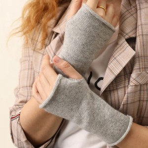 Customer touch ecran imbeho cashmere gants zihendutse nziza nziza zitagira urutoki imyenda yimyambarire yabategarugori uturindantoki twinshi & mittens