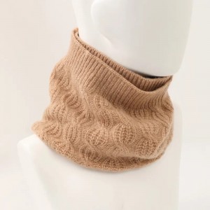 طرح کابل آرم سفارشی کلاه شال گردن گرم ترمه بافی زمستانی زنانه