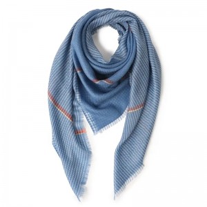 ຂາຍສົ່ງ 110x110cm ລະດູຫນາວແມ່ຍິງ cashmere pashmina scarves shawls luxury soft 100% cashmere houndstooth square scarf stoles