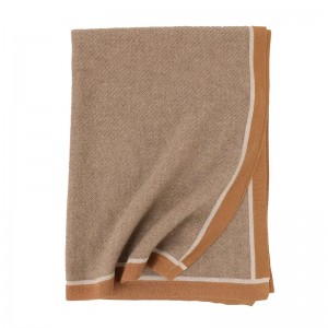 អ្នករចនាម៉ូដសុទ្ធ 100% cashmere knitted scarf shawl custom fashion winter warm herringbone weave scarves cashmere