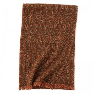 100% cashmere owu dyed obirin sikafu ji aṣa aṣa igba otutu awọn obirin tassel cashmere scarves shawl