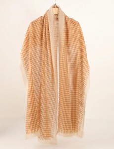 Inner mongolia pure cashmere vehivavy scarf manify style custom houndstooth check cashmere scarves shawl stoles