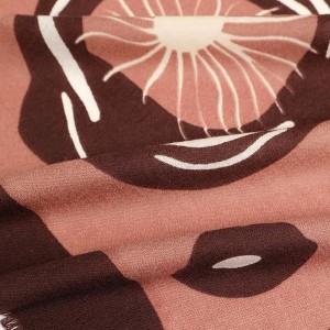 прилагодена дизајнерска зимска луксузна модна мека шамија од мерино волна од 80-тите години, украла женски шалови од пашмина, шал за жени